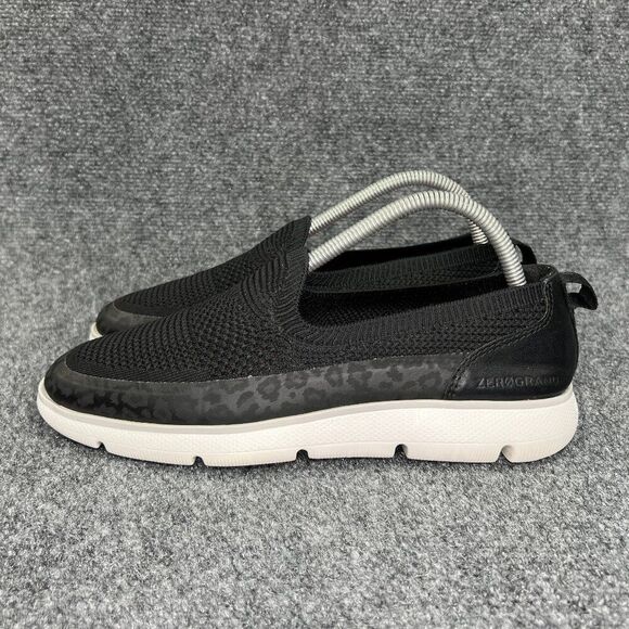 Cole Haan Omni Shoes Women's 8 Black Mesh ZeroGrand Slip On Round Toe Sneakers - Picture 4 of 12